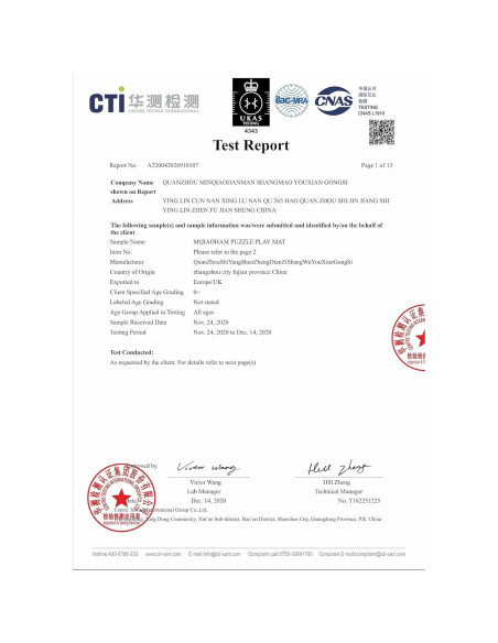 Alfombrilla de Juego MQIAOHAM 18 Piezas 87x172cm Suave