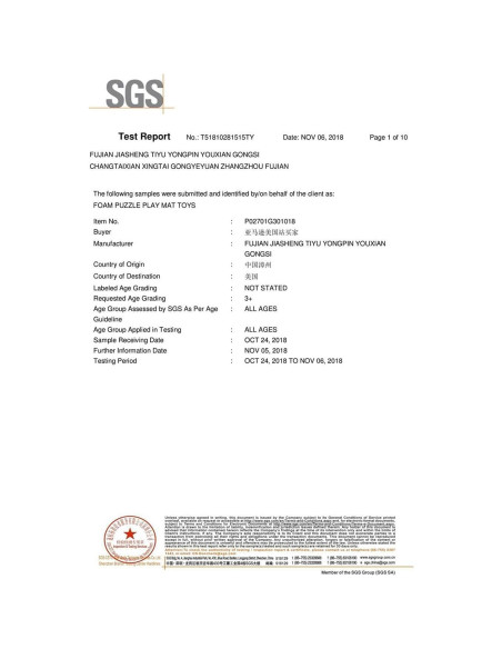 Alfombrilla de Juego MQIAOHAM 18 Piezas 87x172cm Suave