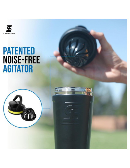 Botella Agitadora Acero Inoxidable Ice Shaker 770ml Aislada