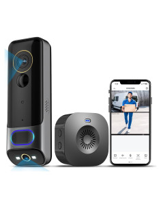 Videoportero Inalámbrico Zhongshanjixinsuoxin 2K Doble Cámara