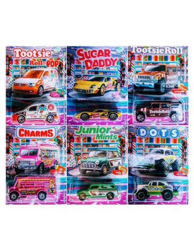 Juego de 6 coches Matchbox temática caramelos 2020