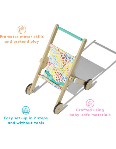 Carrito Buddy LOVEVERY de Madera para Niños 12+ Meses