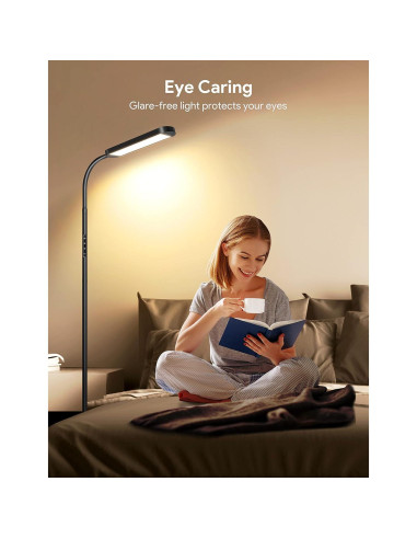 Lámpara de Pie LED MediAcous ME-FL01 5 Colores y Brillo