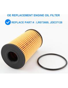Filtro de aceite Allmotorparts LR073669 para Land Rover 2.0L 2