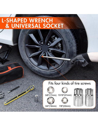 Kit de Gato de Coche Gurduenon 2T Tijera Universal