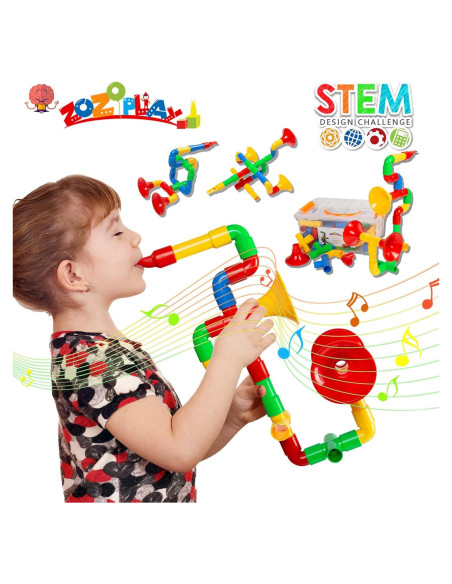 Juguete Educativo ZOZOPLAY 72 Piezas Bloques y Tubos Juguete Educativo ZOZOPLAY 72 Piezas Bloques y Tubos
