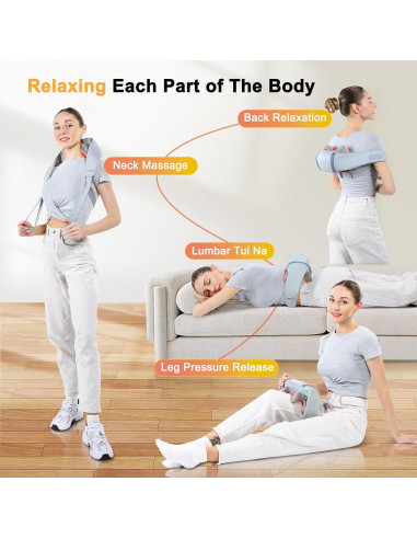 Masajeador de Cuello y Hombros CARESKY SM701 Inalámbrico