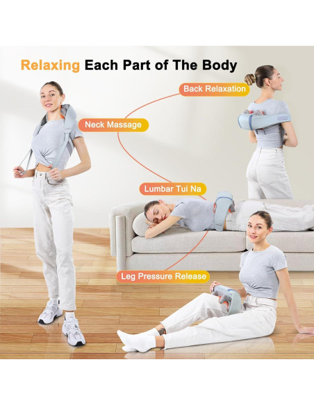 Masajeador de Cuello y Hombros CARESKY SM701 Inalámbrico