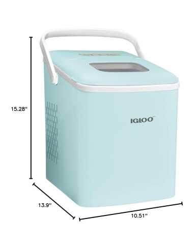Máquina de Hielo Igloo IGLICEB26HNAQ 11.79 kg 9 Cubos en 7 Min