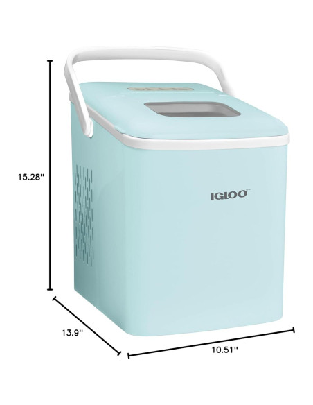 Máquina de Hielo Igloo IGLICEB26HNAQ 11.79 kg 9 Cubos en 7 Min