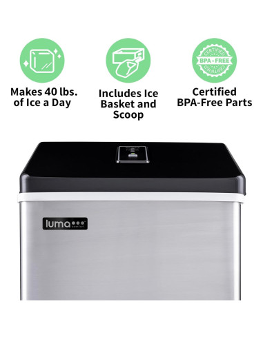 Máquina de Hielo Claro Luma Comfort IM200SS 18,14 kg/día