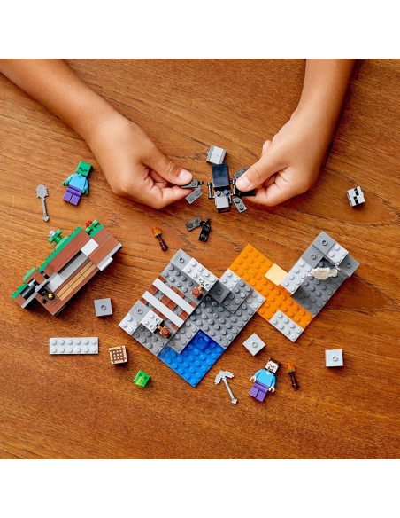 LEGO Minecraft La Mina Abandonada 21166 Juguete 248 Piezas LEGO Minecraft La Mina Abandonada 21166 Juguete 248 Piezas