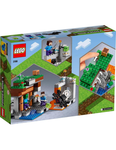 LEGO Minecraft La Mina Abandonada 21166 Juguete 248 Piezas