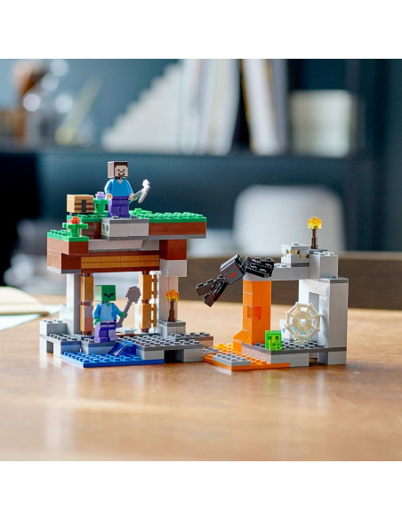LEGO Minecraft La Mina Abandonada 21166 Juguete 248 Piezas LEGO Minecraft La Mina Abandonada 21166 Juguete 248 Piezas