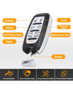 Llave Inteligente Yewong para Chrysler Pacifica 2017-2021 2