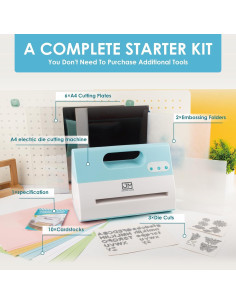 Máquina de Corte y Embossing A4 Joelver Maker Portátil 2