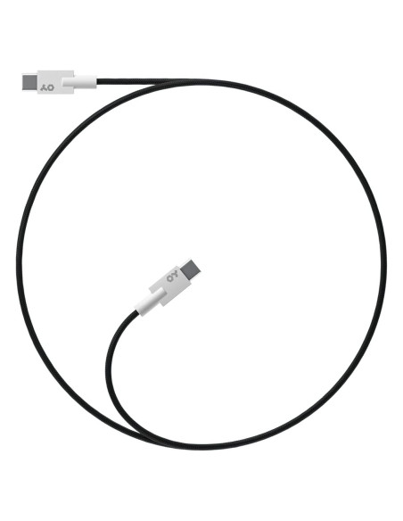 Cable Textil USB-C a USB-C Teenage Engineering 75 cm Negro