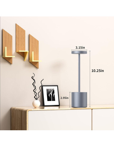 Lámpara de Mesa Inalámbrica SAKRINGT 5000mAh LED Regulable