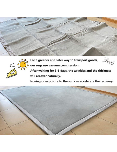 Alfombra de Guardería Loartee 1,50m Antideslizante Gris Alfombra de Guardería Loartee 1,50m Antideslizante Gris