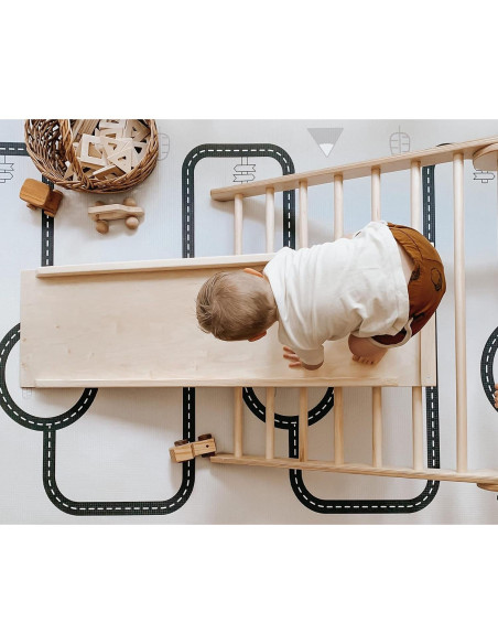 Alfombra de Juego LITTLE Bot Ofie Reversible 198x137 cm Alfombra de Juego LITTLE Bot Ofie Reversible 198x137 cm