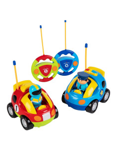 Coches RC Prextex - Paquete de 2 Policías y Carreras