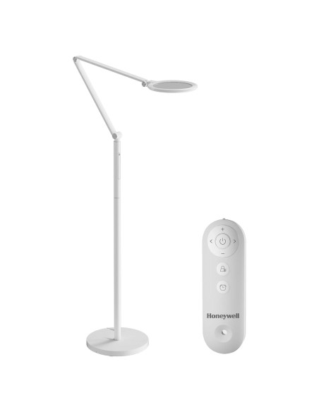 Lámpara de Pie LED Honeywell F01WT Regulable con Control Remoto