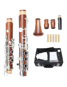 Clarinete Yinfente en Si bemol de Palo de Rosa 17 Llaves 2