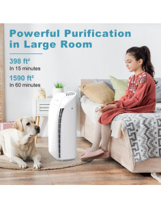 Purificador de Aire Membrane Solutions MSA3 147 m HEPA 22dB 2