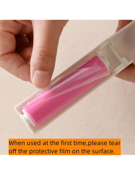 Paquete de 4 Rodillos Adhesivos Reutilizables Accfore para Pelusa