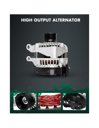 Alternador SCITOO 12V 150A para Land Rover Range Rover