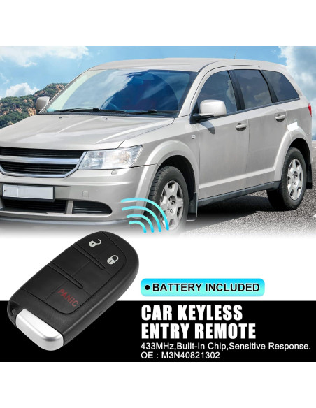 Llave de Entrada Sin Llave X AUTOHAUX para Dodge 2011-2022