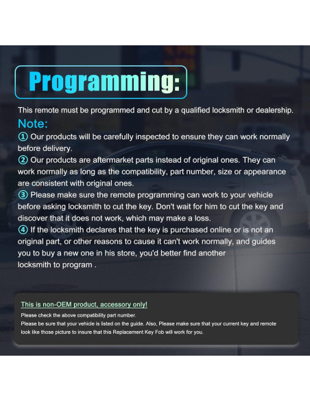 Llave de Entrada Sin Llave X AUTOHAUX para Dodge 2011-2022