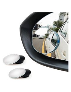 Espejos de Punto Ciego WildAuto Redondos HD 2 Piezas Ajustables