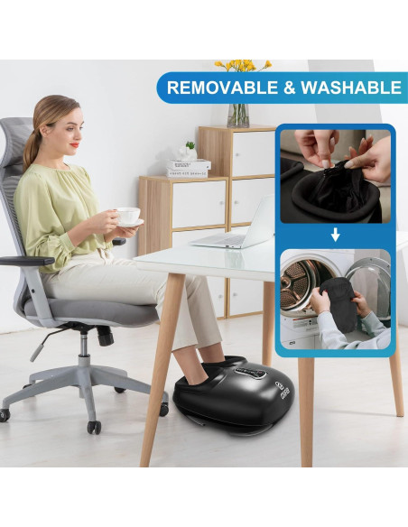 Masajeador de Pies Comfier CF-521 Shiatsu con Calor y Compresión