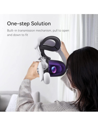 Correa de Cabeza KIWI design con Batería 6400mAh para Quest 2