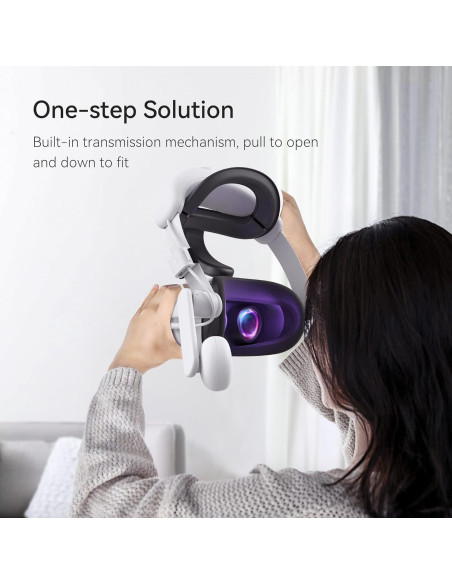 Correa de Cabeza KIWI design con Batería 6400mAh para Quest 2