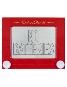 Etch A Sketch Clásico Rojo Juguete de Dibujo 22,86x18,73cm