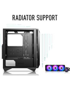 Caja de PC Gaming MSI MPG GUNGNIR 110R - Vidrio Templado 2