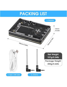 Theremin Dpofirs Mini Electrónico con Pantalla Interactiva 2