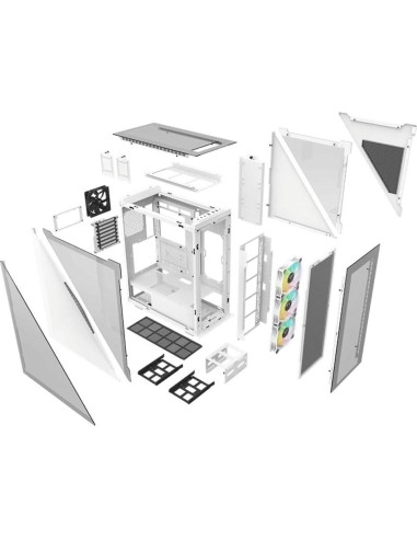 Caja Thermaltake Divider 500 TG Snow ARGB ATX Vidrio
