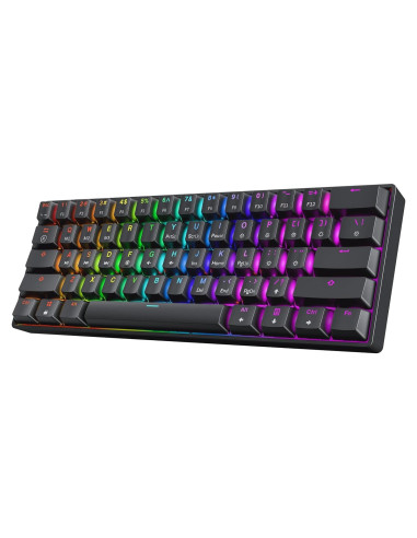 Teclado Mecánico HK Gaming GK61 60% Hotswap RGB 61 Teclas
