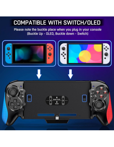 Controlador Gammeefy Pro para Nintendo Switch con Efecto Hall