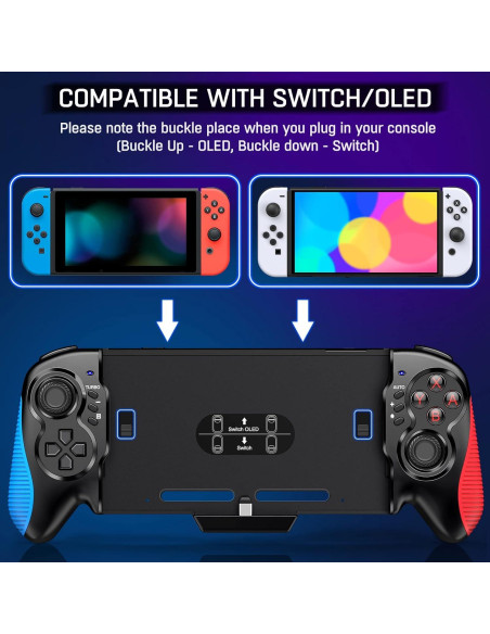Controlador Gammeefy Pro para Nintendo Switch con Efecto Hall