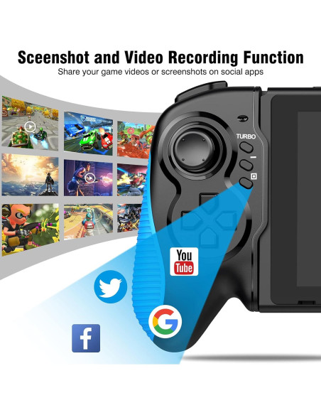 Controlador Gammeefy Pro para Nintendo Switch con Efecto Hall