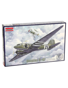 Kit de Modelo de Aviación Roden C-47 Skytrain 1/144