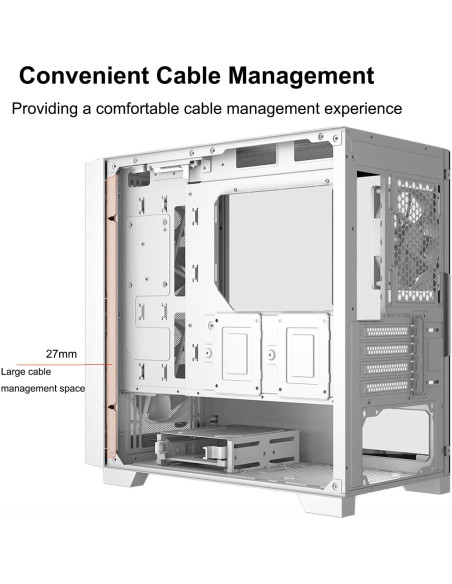 Caja PC PCCOOLER C3D310 M-ATX con Ventiladores ARGB