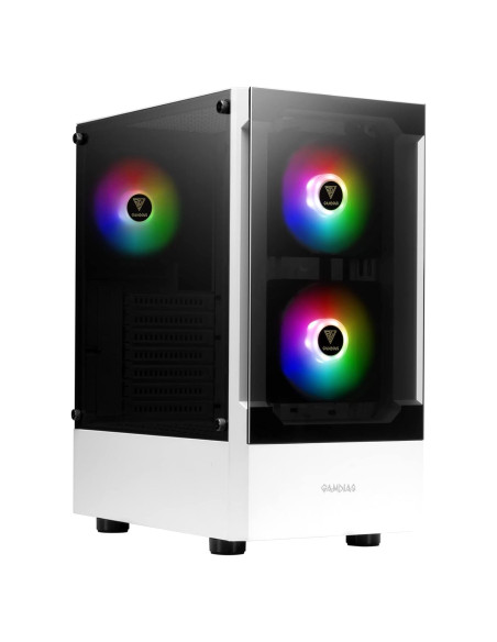 Caja Gaming Gamdias TALOS E3 Blanca ATX con 3 Ventiladores ARGB Caja Gaming Gamdias TALOS E3 Blanca ATX con 3 Ventiladores ARGB