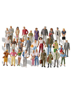 Figuras de Tren en Miniatura Evemodel P4310 30 Poses 1:43