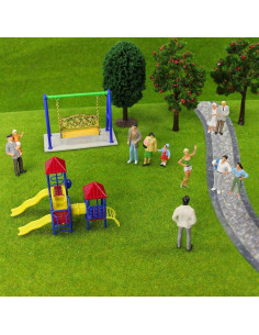 Figuras de Tren en Miniatura Evemodel P4310 30 Poses 1:43 2