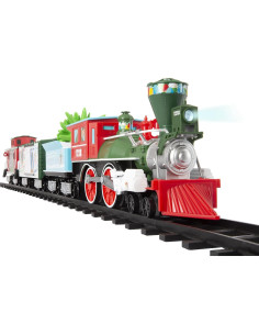 Juego de tren a pilas Lionel con control remoto y luces 2